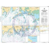 CHS Nautical Chart 4452: Havres et Mouillages - Harbours and Anchorages - Côte-Nord/North Shore